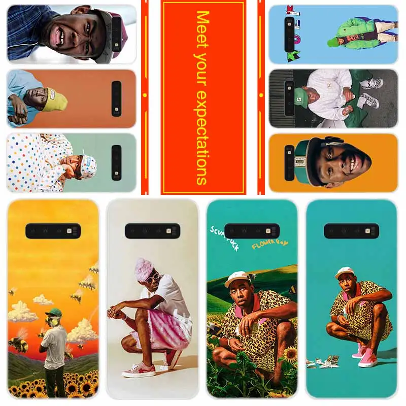 

Phone for Samsung Galaxy S10 E S9 S8 Plus S7 s6 Edge s10 plus s5 Note 10 9 8 Cover Case tyler the creator RAP