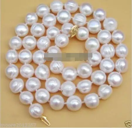 

Hot selling free shipping******* noblest Charming 12-13mm Natural White baroque Fresh water Pearls Necklace 17