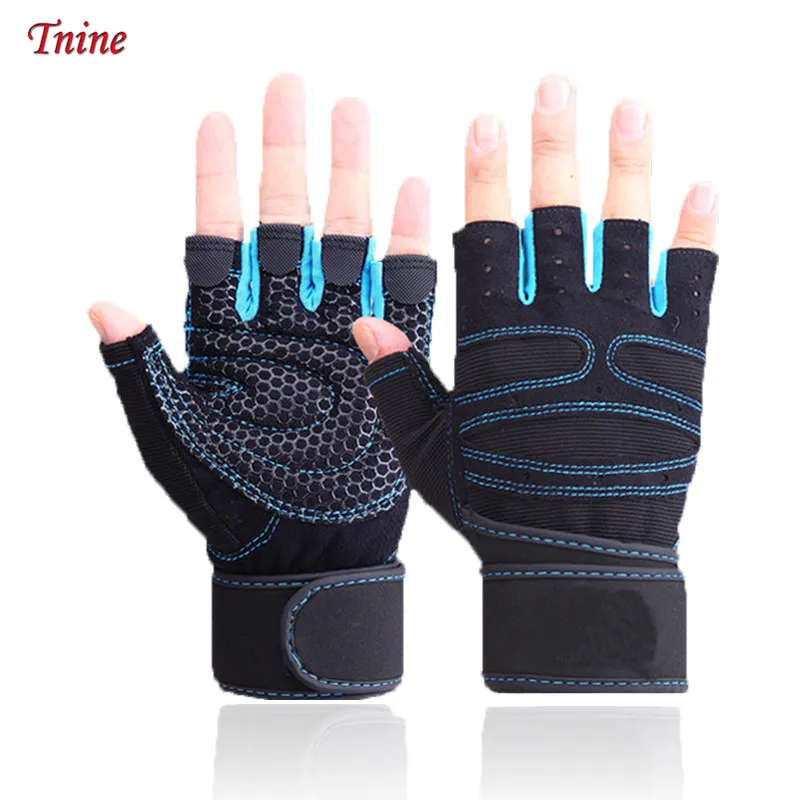 

Heavyweight Crossfit Gloves Gym Body Building Guantini Fitness Exercise Training Wrist Strap Fingeless Weight Lifting Gloves Men