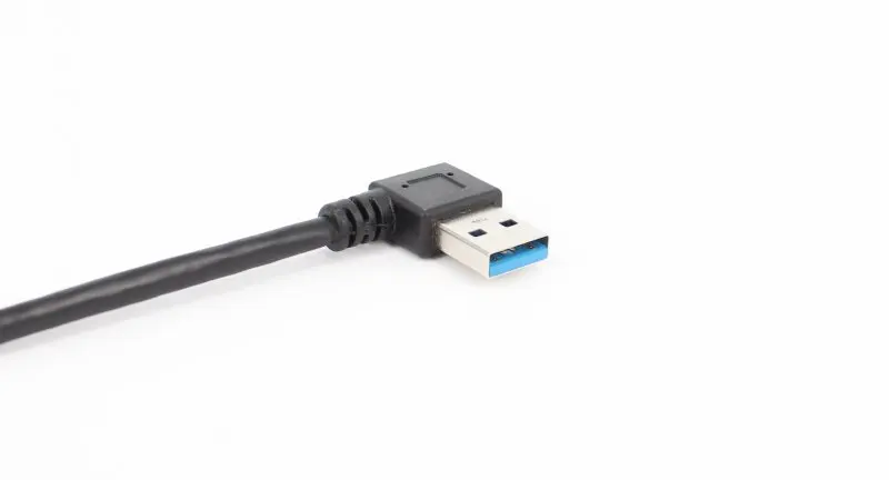 USB3.0A мужской правый поворот Micro USB Мужской левый изгиб данных зарядный кабель для жесткого диска мобильный телефон ноутбук с камерой двойной локтевой кабель