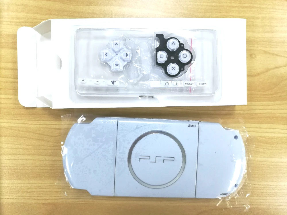 Зеленый, белый, черный цвета для psp 3000, psp 3000, корпус, старая версия, игровая консоль, замена, полный корпус, чехол с кнопками