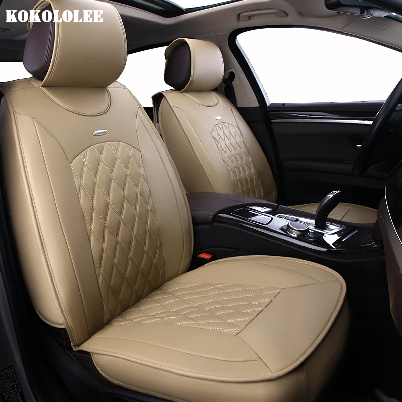 Чехлы для автомобильных сидений kokolee чехлы из искусственной кожи Audi TT A6L R8 Q3 Q5 Q7 S4