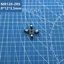 Бесплатная доставка Высокое качество 10 шт. MR128-2RS (черный) 678-2RS MR128RS 678 глубокий паз шариковый подшипник 8*12*3,5 мм Миниатюрный подшипник