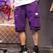 Мужские шорты спортивные хип-хоп Уличная летняя Военная хлопковая мужские бермуды m-xxxl повседневные мужские шорты цвета хаки