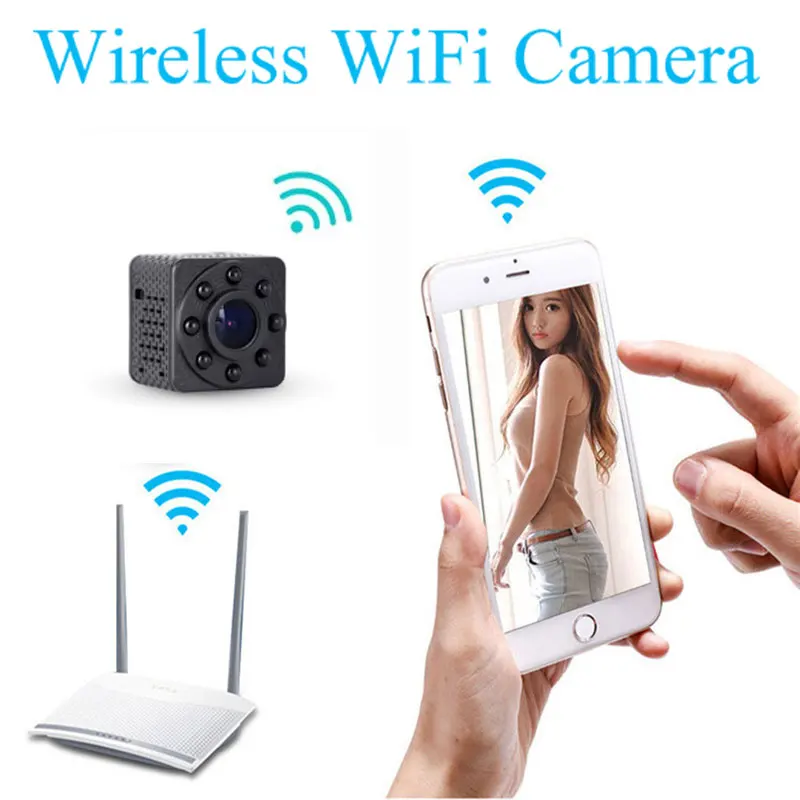 Микро WIFI мини камера HD 720P со смартфоном и приложением ночного видения ip
