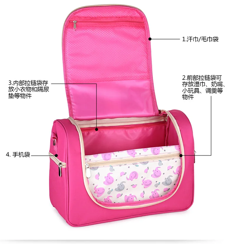 Горячая Детские сумка для подгузников Сумка для хранения для младенцев Портативный Мама сумка для Подгузники Курьерские сумки для мамочек