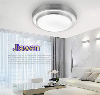 

15w Double line ceiling light, Surface mounted Silver borders + white lampshade,bedroom lamp, cool white 2 years warranty