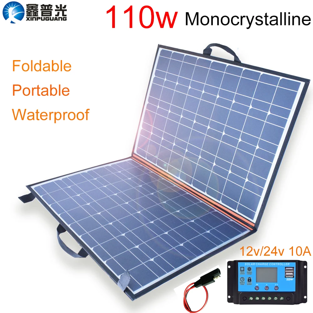 100 W 110W 120W 140w 150W 18v Foldable Solar Panel Portable Outdoor cheap solar panels china for Hiking Car&Boat battery Charger