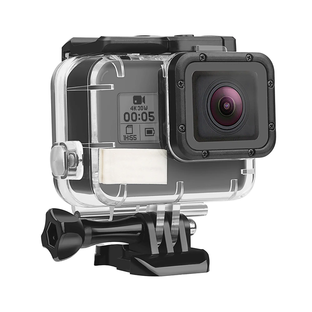 Стрелять 40 м подводный Водонепроницаемый чехол для GoPro Hero 5 Black Go Pro Hero 6 Камера Дайвинг Корпус крепление для gopro Hero 6 Аксессуар