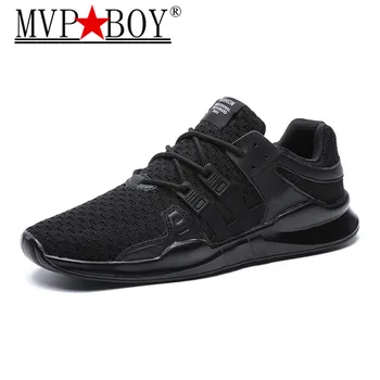 

MVP BOY Spring&Summer Fashion Breathable Casual Shoes Men Soft masculino adulto chaussure homme Mens Black Sneakers Man Shoes