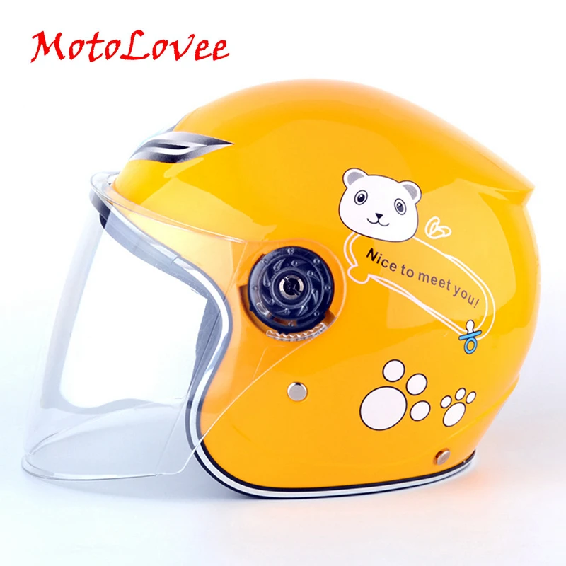 

MotoLovee Motorcycle Sports Craniacea Cycling Kids Helmet Children Full Face Helmet For Multi Pattern Anti-Vibration Riding