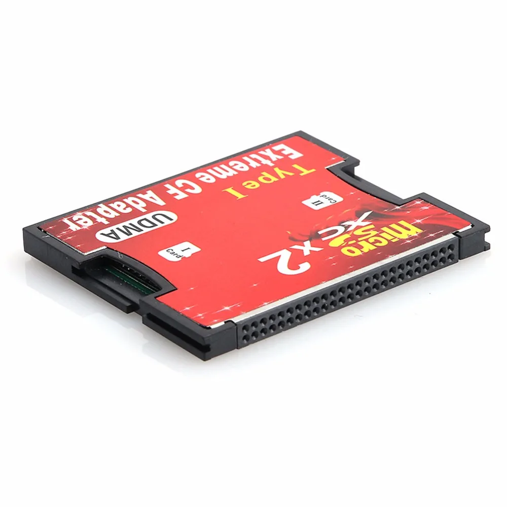 Micro SD TF SDHC 2 порта слот для типа I компактный адаптер для флэш-карт считыватель карты памяти адаптер CI