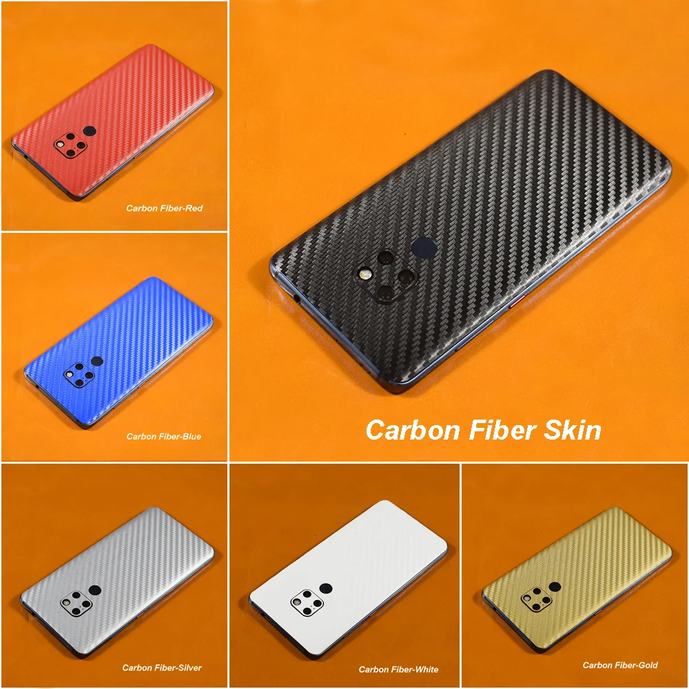 3D Carbon Fiber  Drawing  Wood Skins Protective Phone Back Cover Sticker For HUAWEI MATE 20  Mate 20 Pro Snake Back Sticker (4)