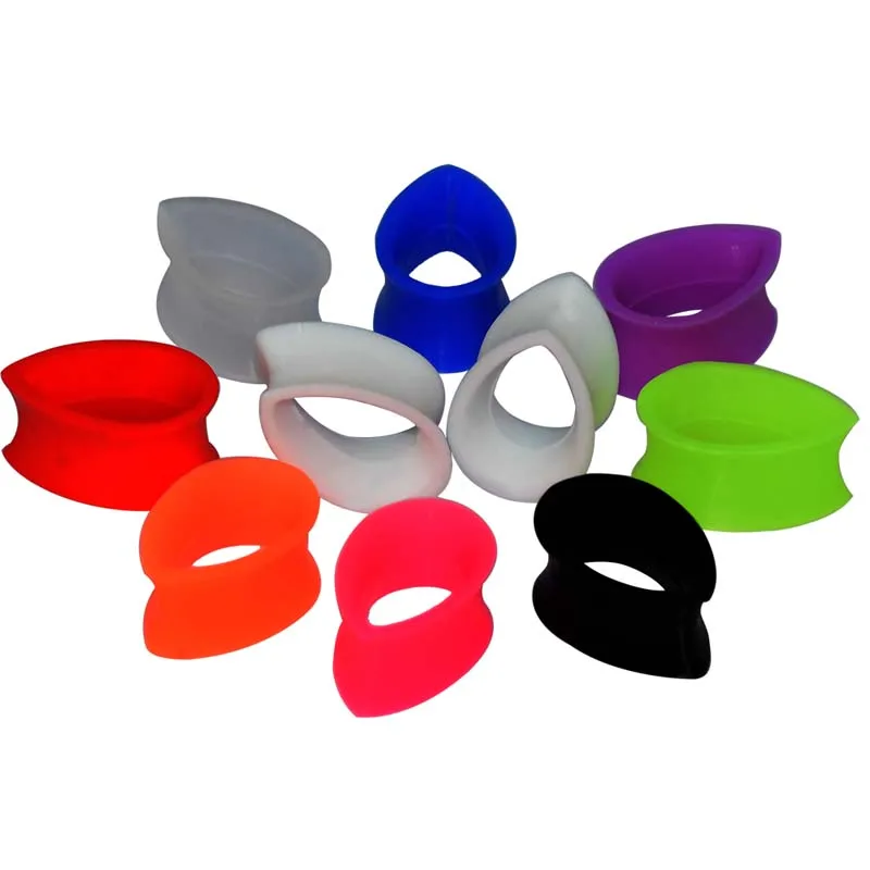 9 Pairs Ear plugs High Quality Teardrop Thin Silicone Flexible Body