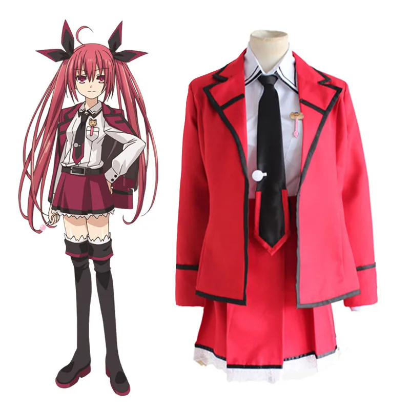 Anime DATE A LIVE Itsuka Kotori Lolita Dress School Uniform Cosplay Costume New