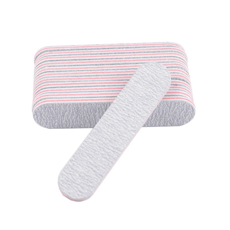 Ferramentas de Cuidados Lote Cinza Prego Polimento Blocos 100 180 Double-sided Buffer Lixar 9*2 cm Manicure Pedicure 200 Pçs - 6 High Quality Beleza e saúde