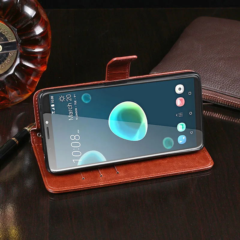 Чехол для htc Desire 12 Plus, чехол, высококачественный флип-кожаный чехол для htc Desire 12+ чехол, капа, кошелек для телефона, чехол