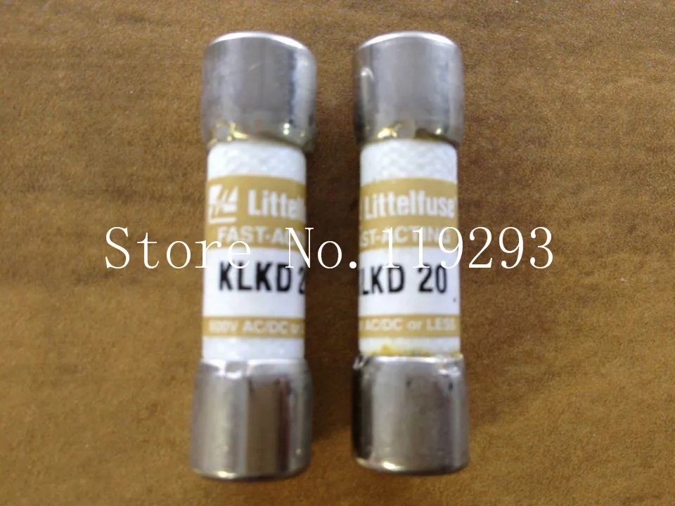 [SA] импортные оригинальные предохранители KLKD20 Littelfuse 20 A Предохранитель 600VAC/DC 10X38- 10 шт./партия