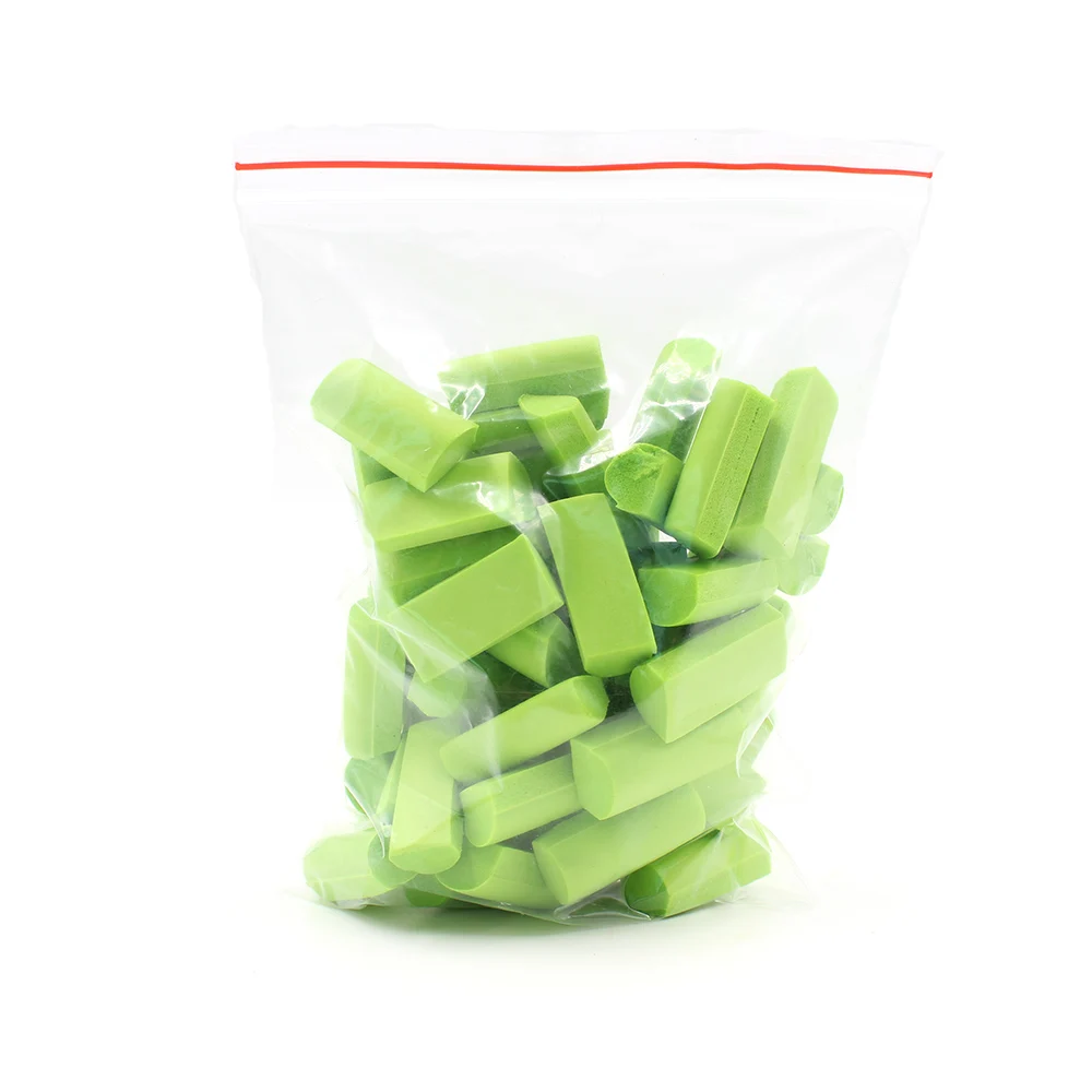 Губка дополнение для слизи наполнитель украшения из пенопласта бусины полосы шары клейкие аксессуары Талисманы chunk игрушки для антистресс детей - Цвет: Green