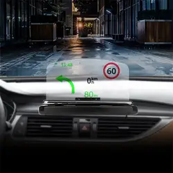 Мобильный телефон Автомобильный держатель лобового стекла проектор HUD Дисплей Спидометр подставка для смартфонов voiture