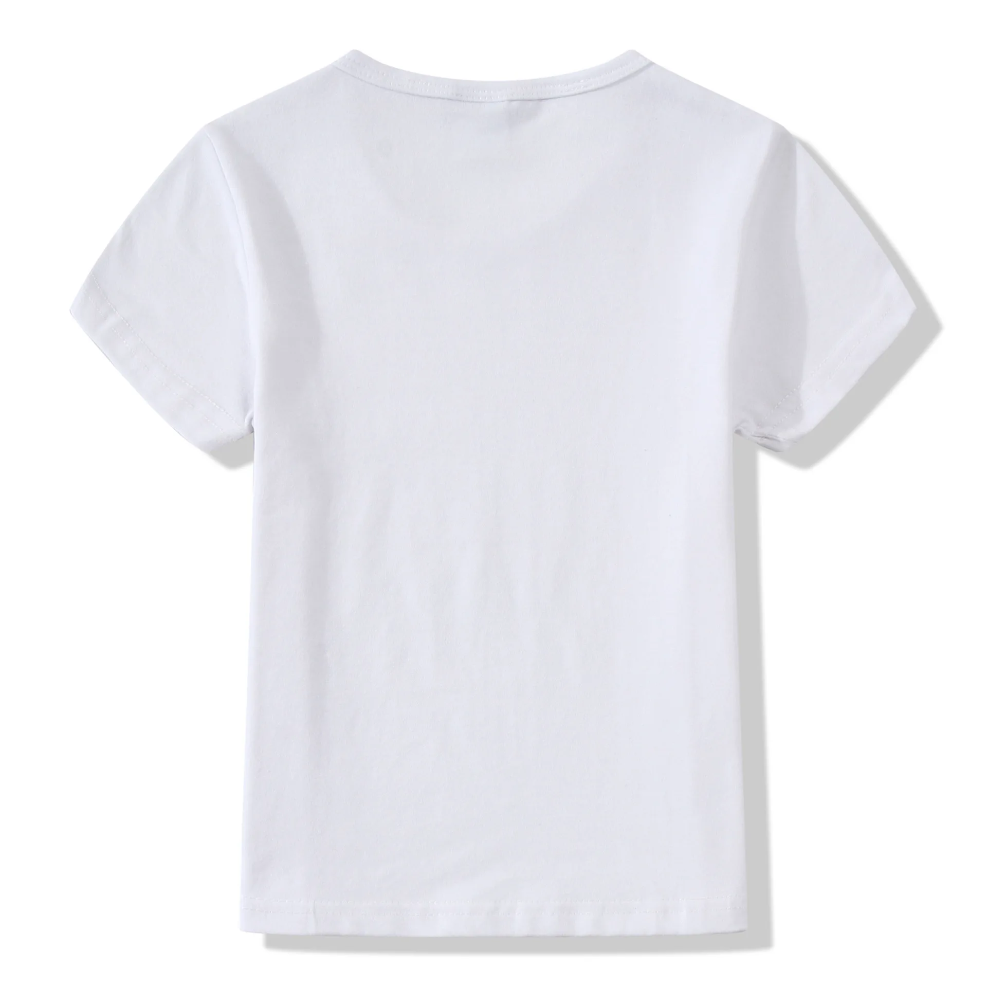 Детский топ с принтом кота, футболка для малышей, летняя повседневная Дизайнерская футболка с круглым вырезом для мальчиков и девочек, CT-2114