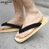 Wholl zapatillas de verano para hombre, chanclas de goma para hombre, zuecos japoneses para hombre, zapatos de plataforma plana Geta (sin madera), disfraces de Cosplay ► Foto 1/6