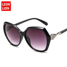 LeonLion Винтажные Солнцезащитные очки женские модные роскошные большие коробки солнцезащитные очки уличные путешествия элегантные солнцезащитные очки с диким лицом