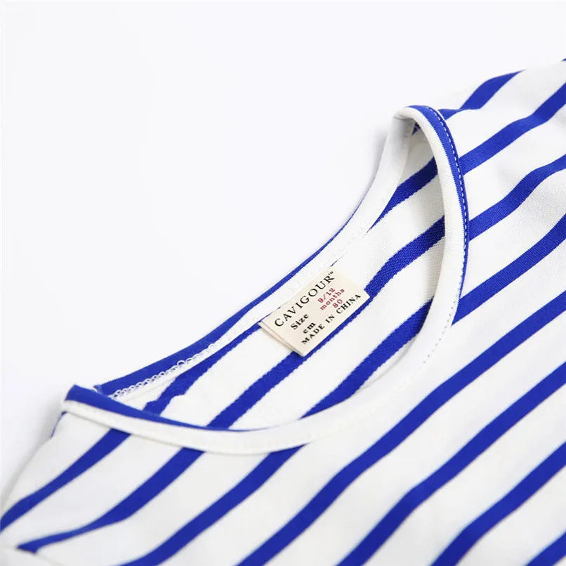 Girls Dress Infant Kids Baby Girl Candy Color Striped Long Sleeve Princess Dress Casual Cotton Dress Baby Girls Clothes JY09#F (30)