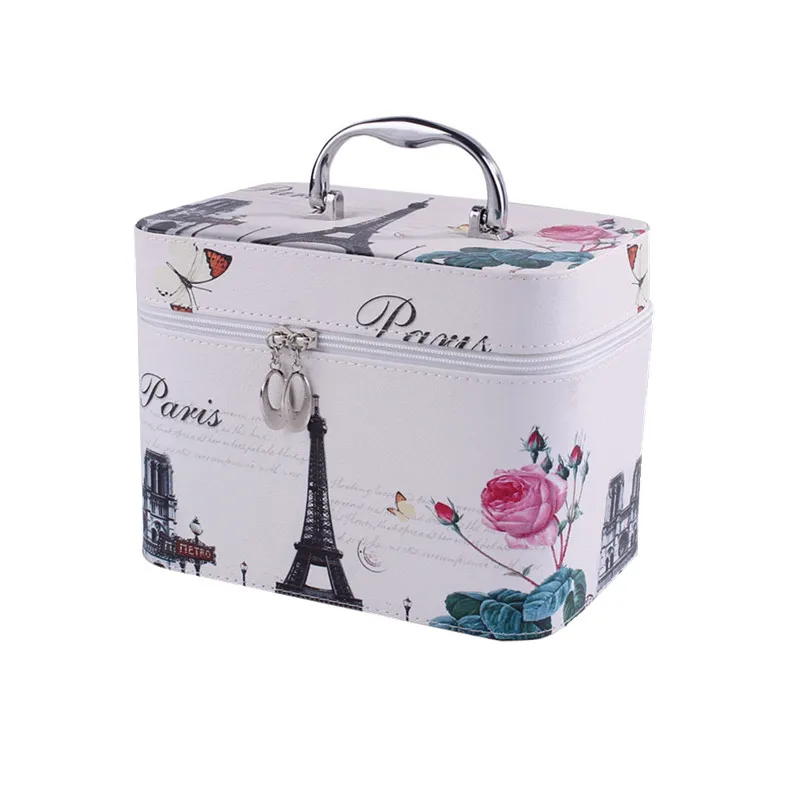 

LHLYSGS brand new fashion cute style portable cosmetic case portable make up bag waterproof travel home storage bag makeup kit