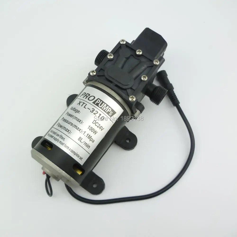 

8L/Min 100w 100psi small electric diaphragm High Pressure automatic pressure switch dc 12v sprayer pump for car washer
