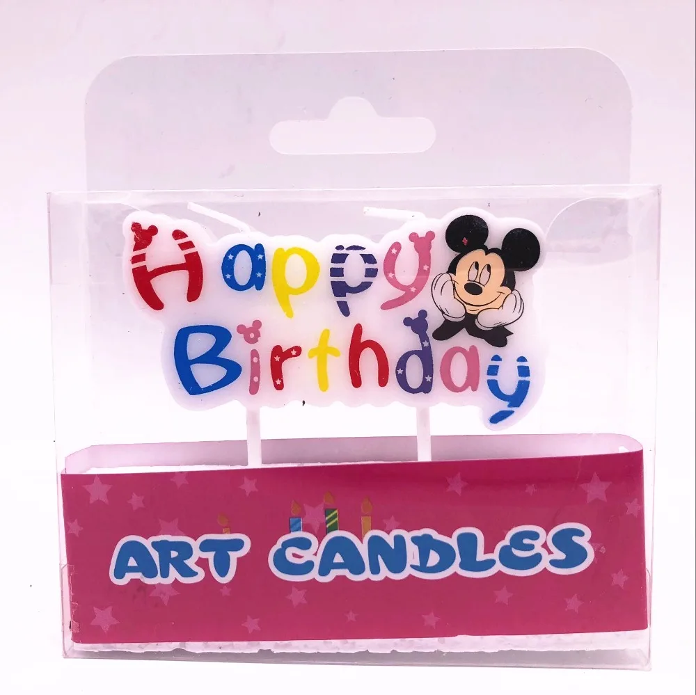 

5pcs mickey minnie candle decorative birthday candles for tableware cake cake