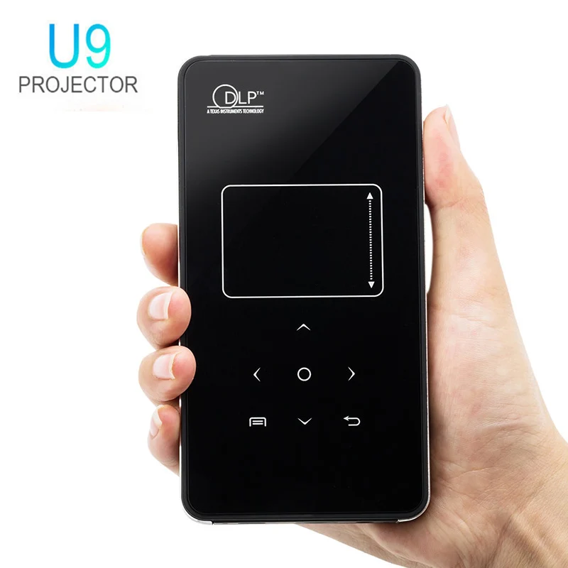 U9 4000 Lumens Portable Mini LED Projector Wifi Smart DLP Pico Projector HDMI USB Wireless Control