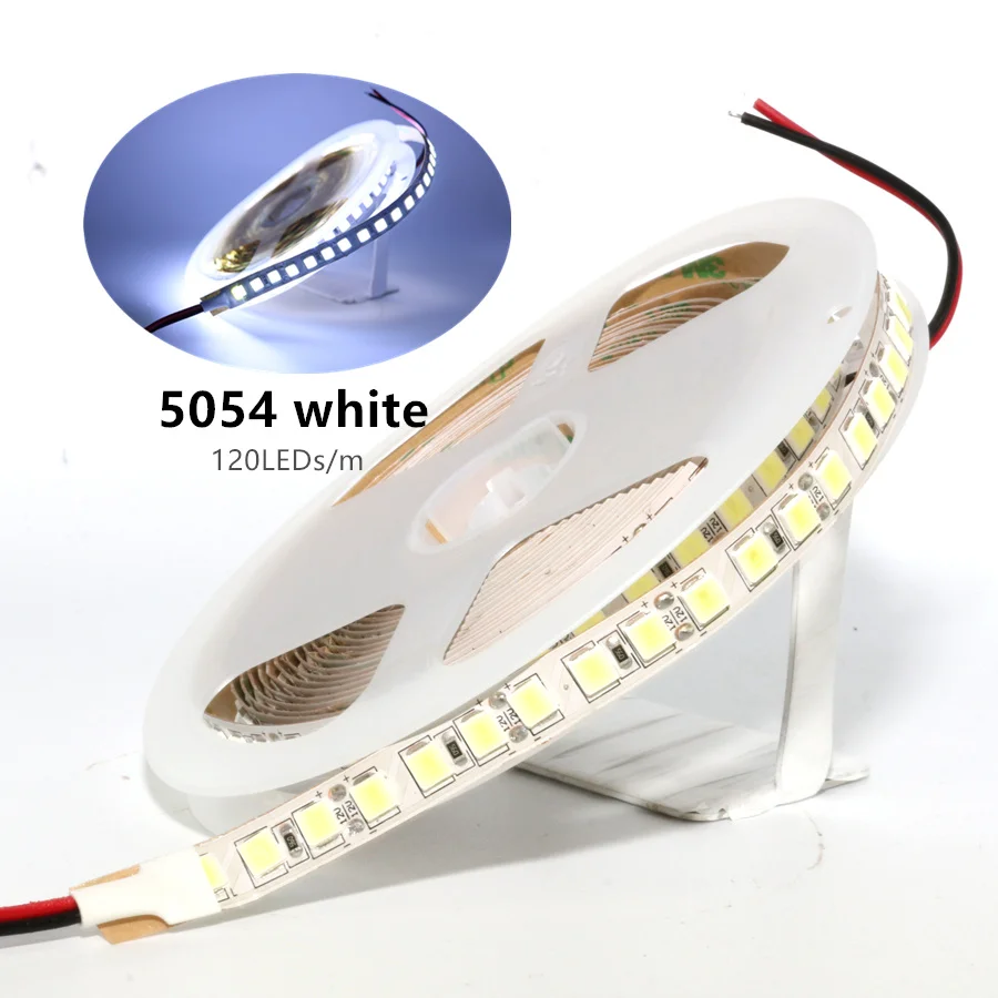 SMD 5054 Светодиодная лента 5 м 600 светодиодов/5 гибкая света DC12V более яркая для