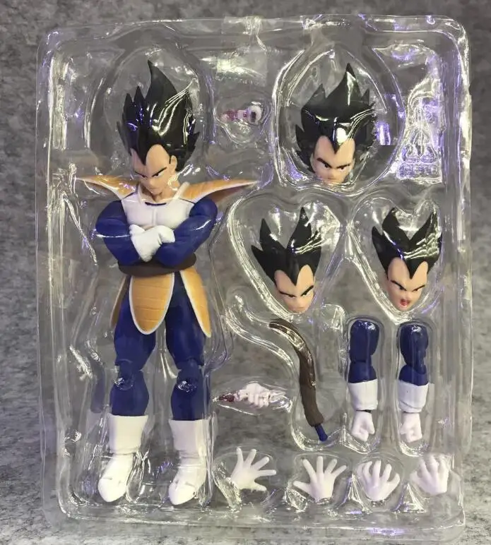 Аниме Dragon Ball Z Super Saiyan vegeta совместный подвижный ПВХ фигурка Коллекционная модель детская игрушка кукла 15 см