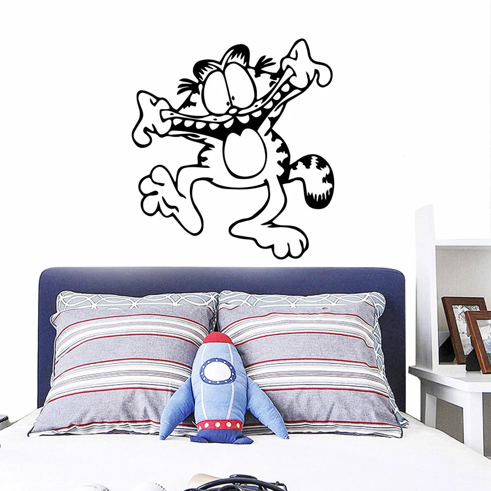 

Modern Garfield Wall Stickers Personalized Creative Wall Stickers for bedroom Decor Wall Decals adesivo de parede