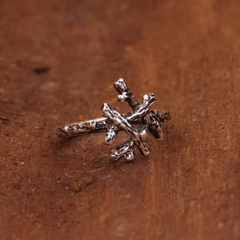 Dropshipping New Style Branch viking Norse Rune Rings Fashion Jewelry