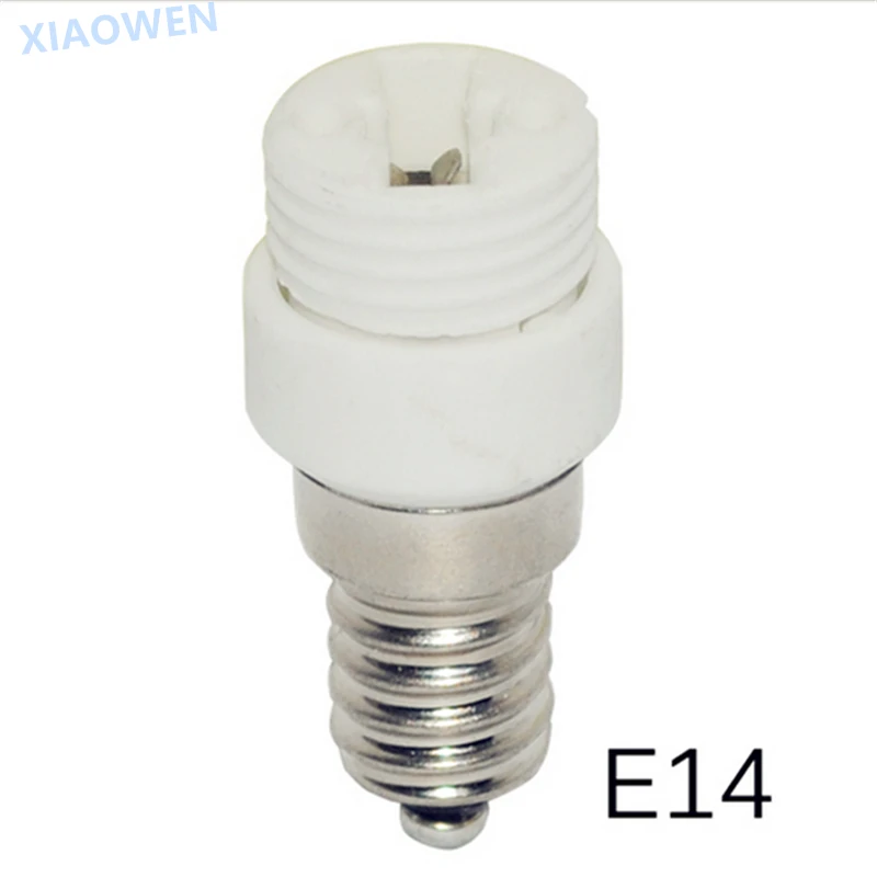 E14 TO G9 Adapter Conversion Socket High Quality Ceramics Material Fireproof  Lamp Holder