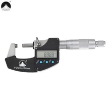 On sale FUJISAN Digital Micrometer 0-25mm/0.001 Micrometro Electronic Outside Micrometers LCD Caliper Measuring Tools
