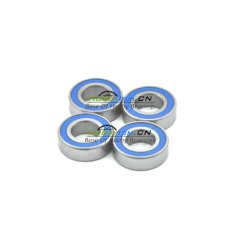 

4PCS 3/16x3/8" x1/8" blue Rubber Bearings ABEC-3 R166 2RS