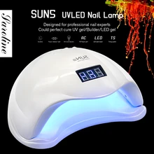 Сушильная лампа для дизайна ногтей гель для ногтей аппарат для маникюра легкий инструмент для дизайна ногтей автоматический датчик 48 Вт УФ светодиодный лак для ногтей