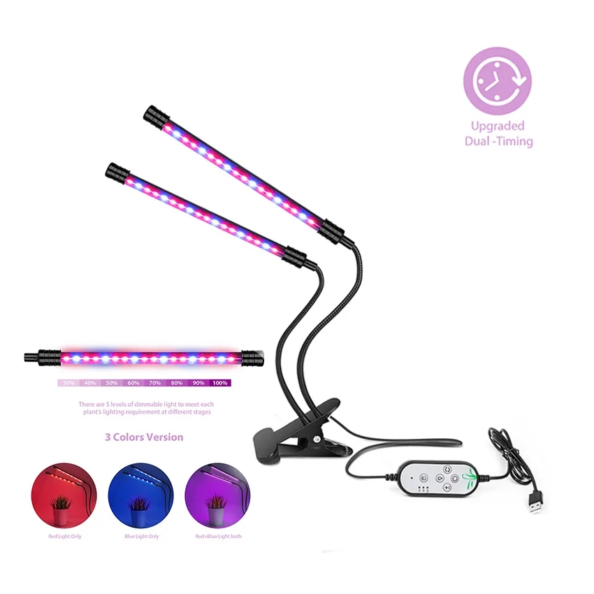 

LED Grow Light USB Fitolampy Aluminum Grow LED Full Spectrum Phyto Lamp for Vegetable Greenhouse Flowers Plants Lighting