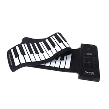 Flexible Piano 61 Keys Electronic Piano Keyboard Silicon Roll Up Piano Sustain Function USB Port with Loud Speaker(US plug) цена Flexible Piano 61 Keys Electronic Piano Keyboard Silicon Roll Up Piano Sustain Function USB Port with Loud Speaker(US plug) цены онлайн