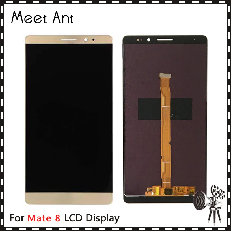DHL 10 шт./лот Высокое качество 6 0 ''для Huawei Mate 8 ЖК-дисплей экран с кодирующий