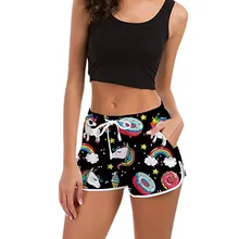 Летние женские пляжные плавки бикини с высокой талией, Бразильские Бикини плавки, шорты для тренировок