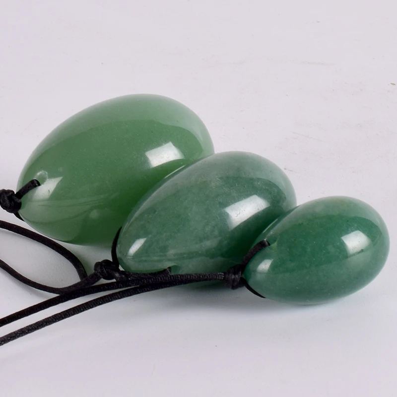 Jade Massage Egg Set Drill Natural Aventurine Yoni Egg Mineral Quartz Healing Ball Kegel Exercise Pelvic Floor Muscle For Women Jade Massage Egg Set Drill Natural Aventurine Yoni Egg Mineral Quartz Healing Ball Kegel Exercise Pelvic Floor Muscle For Women