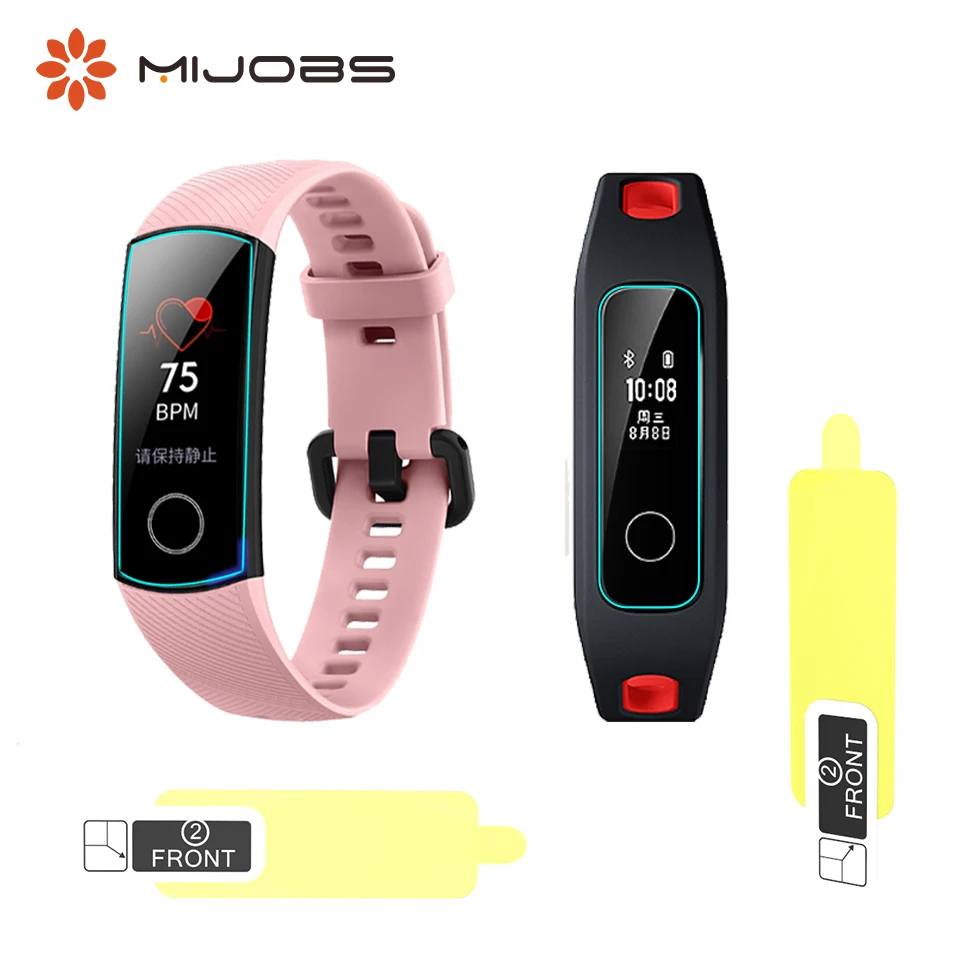 Тонкая Защитная пленка для экрана Mijobs HD тонкая мягкая Huawei Honor Band 4 и версии бега
