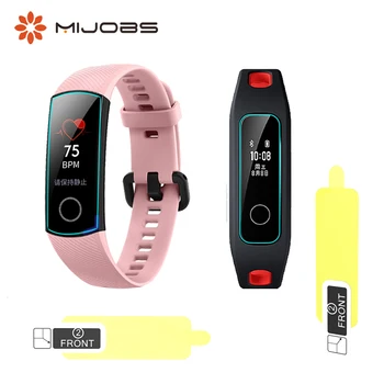 

Mijobs HD Slim Screen Protector Slim Soft for Huawei Honor Band 4 & Running Version Smart Watch Strap Ultra-thin Protective Film