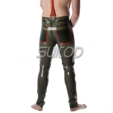 Suitop rubber latex suspender trousers