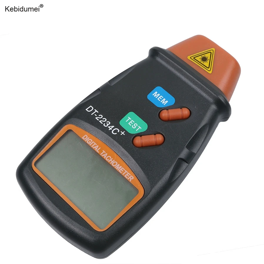 kebidumei Hot Selling Digital Laser Photo Tachometer Handheld Non Contact RPM Tach Laser