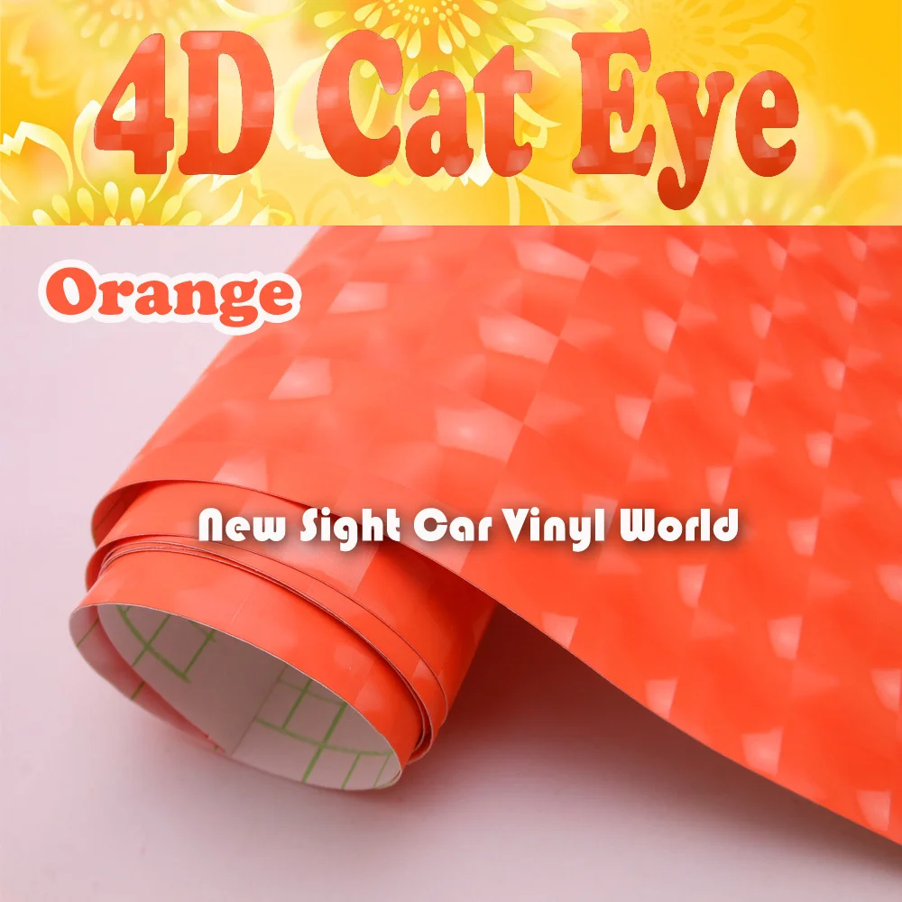 High Quality Orange 4D font b Cat b font font b Eye b font Car Stickers